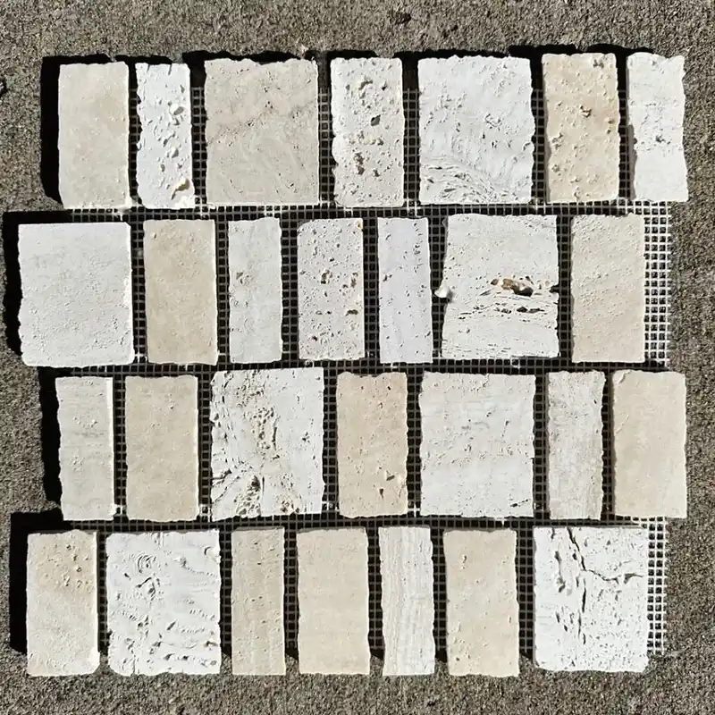 Travertine Mosaic Floor Tile